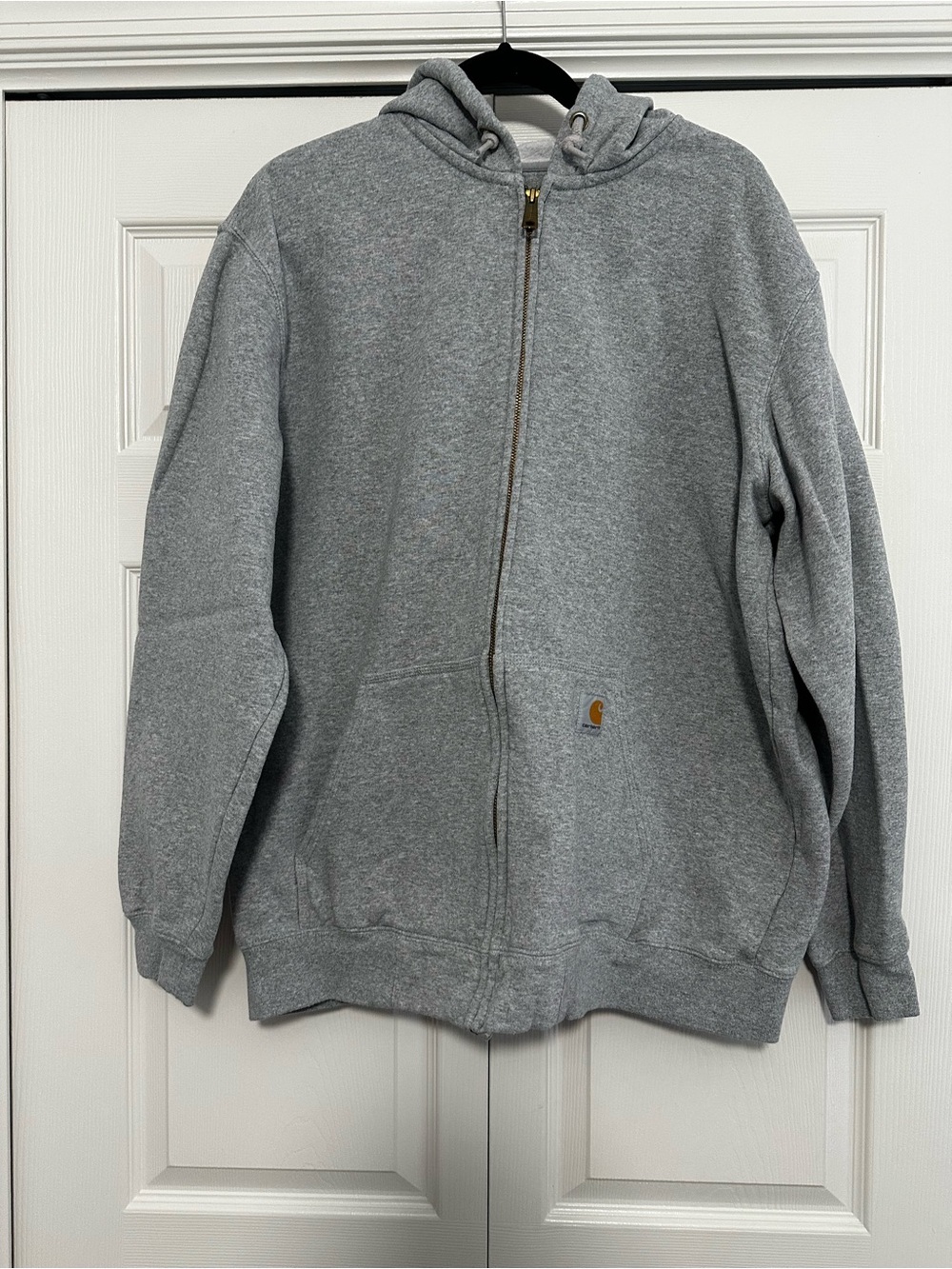 Carhartt Full-Zip Hooded Sweatshirt for in Heather Gray Size XL VGUC‎